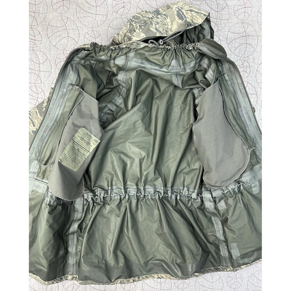 US AIR FORCE Gore-Tex All-Purpose Environmental Camo Parka Shell / Medium Long - Picture 8 of 10